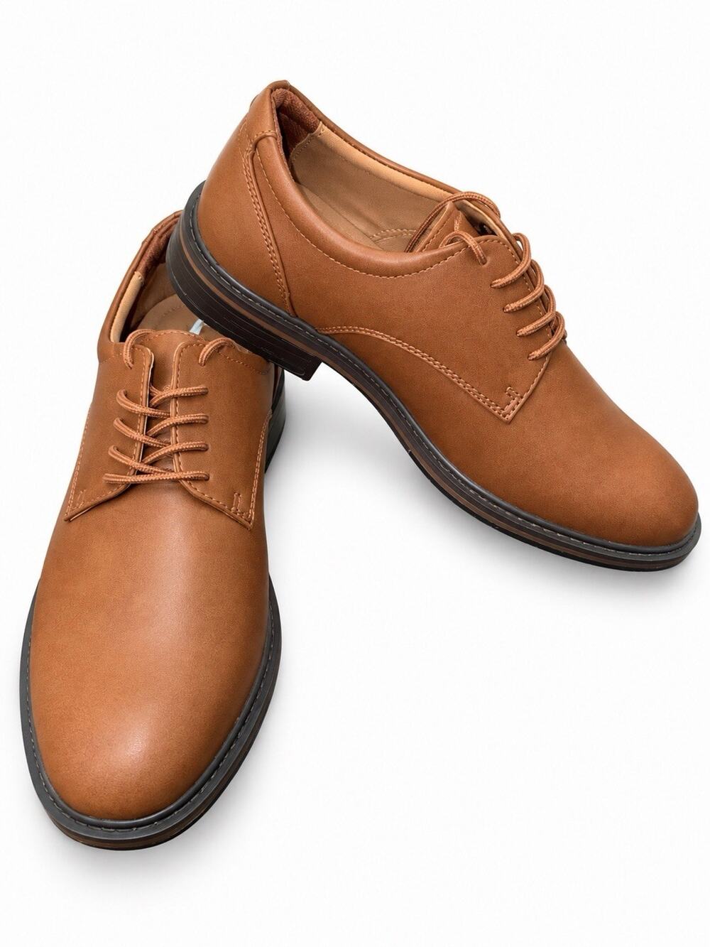 Goodfellow & Co Men’s Leo Oxford Dress Shoes Brown Lace Up Size 7 New With Tags